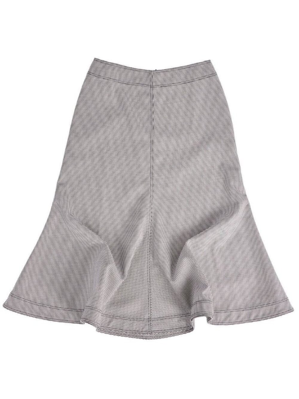 Loewe Skirt Long Wool Houndstooth